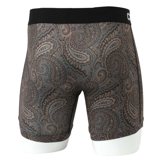 Cinch Men's 6" Paisley Brown Boxer Brief MXY6002035
