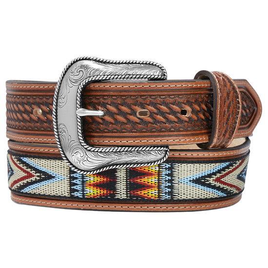 Justin Men's Bryce Canyon Aztec Western Brown Belt C14164