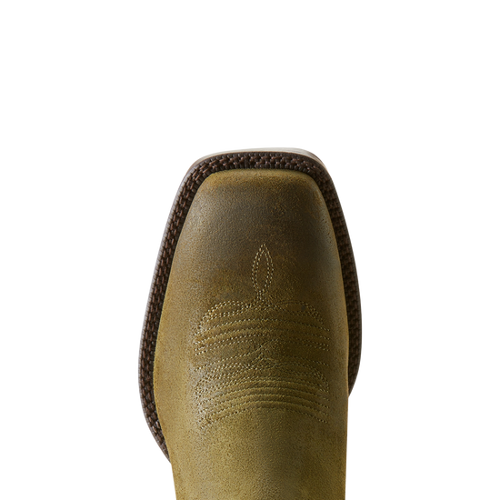 Ariat Men's Booker Ultra Olive Suede Western Ankle Boots 10054169