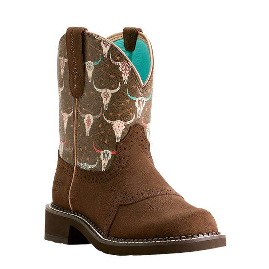 Ariat Ladies Fatbaby Heritage Farrah Barley Western Boots 10053635