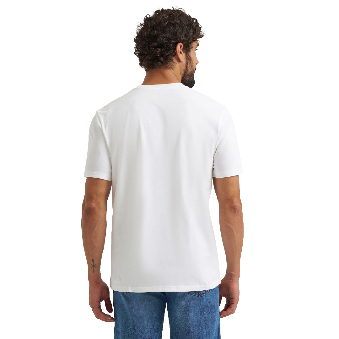 Wrangler Men's Bright White Desperado Graphic T-Shirt 112373737