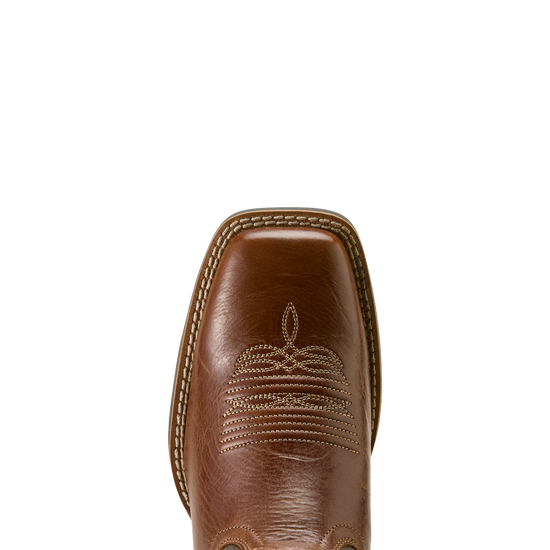 Ariat Ladies Captivate Wide Square Toe Dark Tan Western Boots 10063894