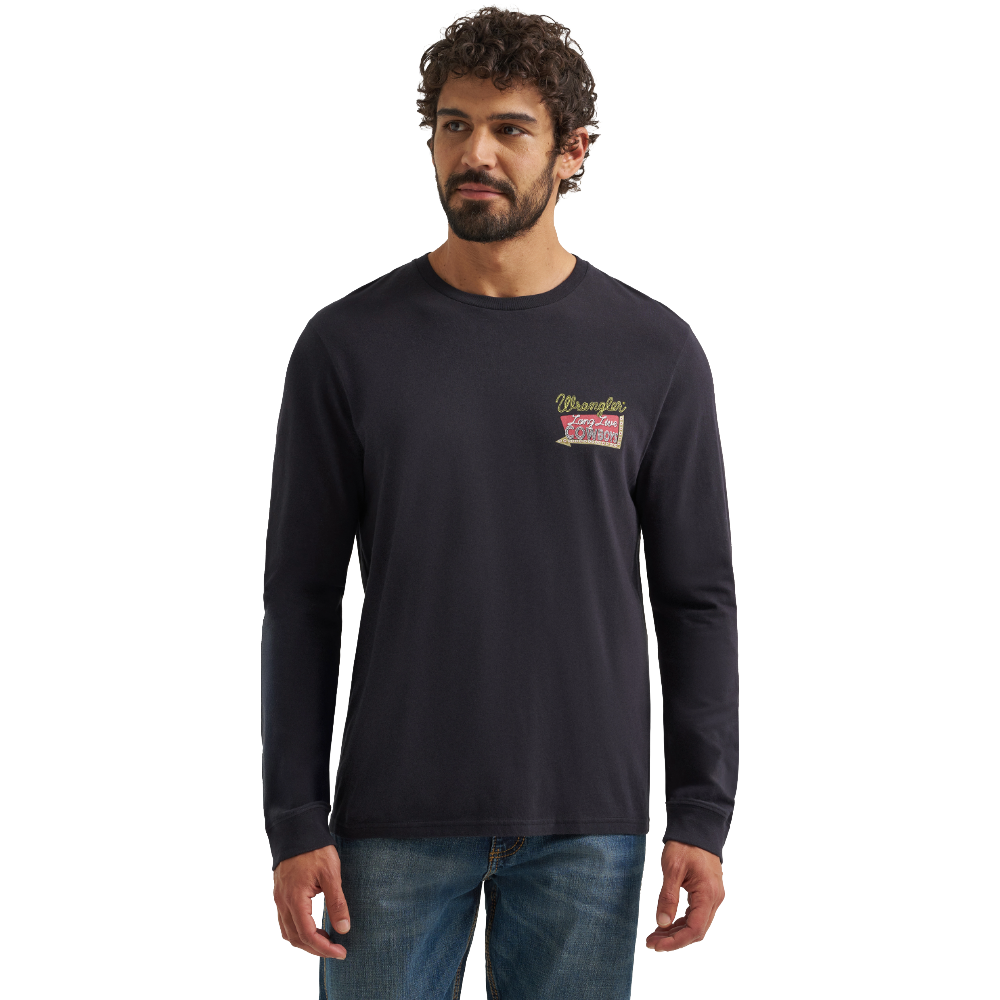 Wrangler Men's Long Live Cowboys Black Beauty T-Shirt 112368560