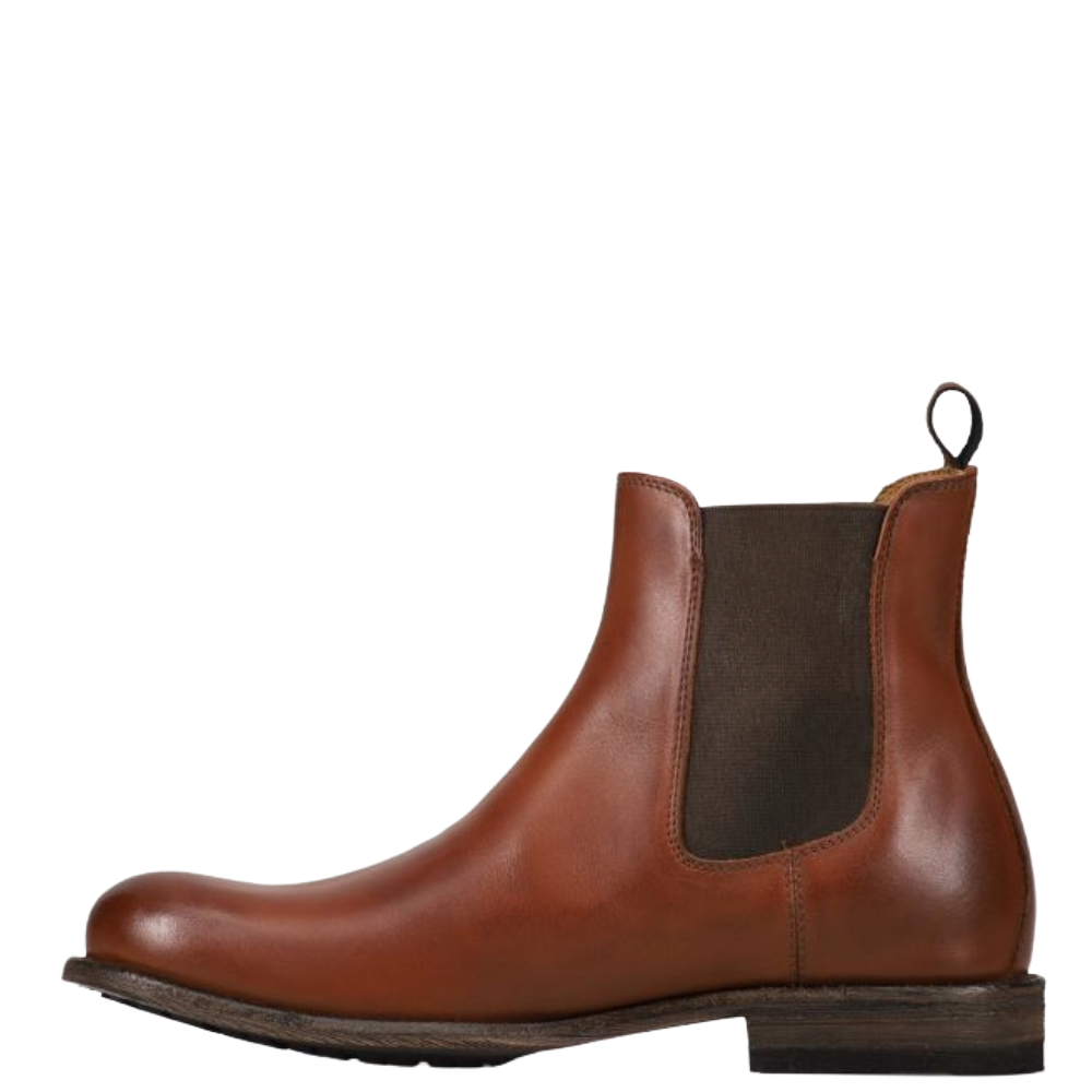 Frye Men's Tyler Flex Cognac Renice Chelsea Boot FR41561-COGN