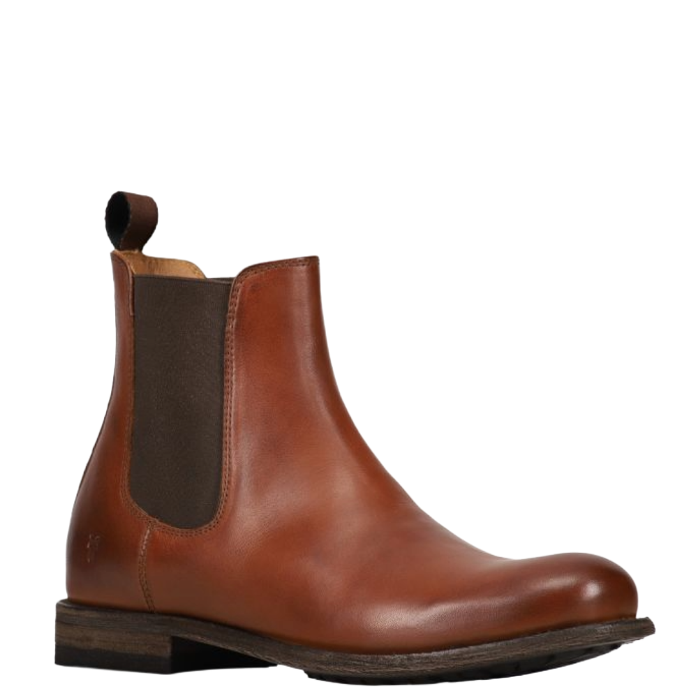 Frye Men's Tyler Flex Cognac Renice Chelsea Boot FR41561-COGN