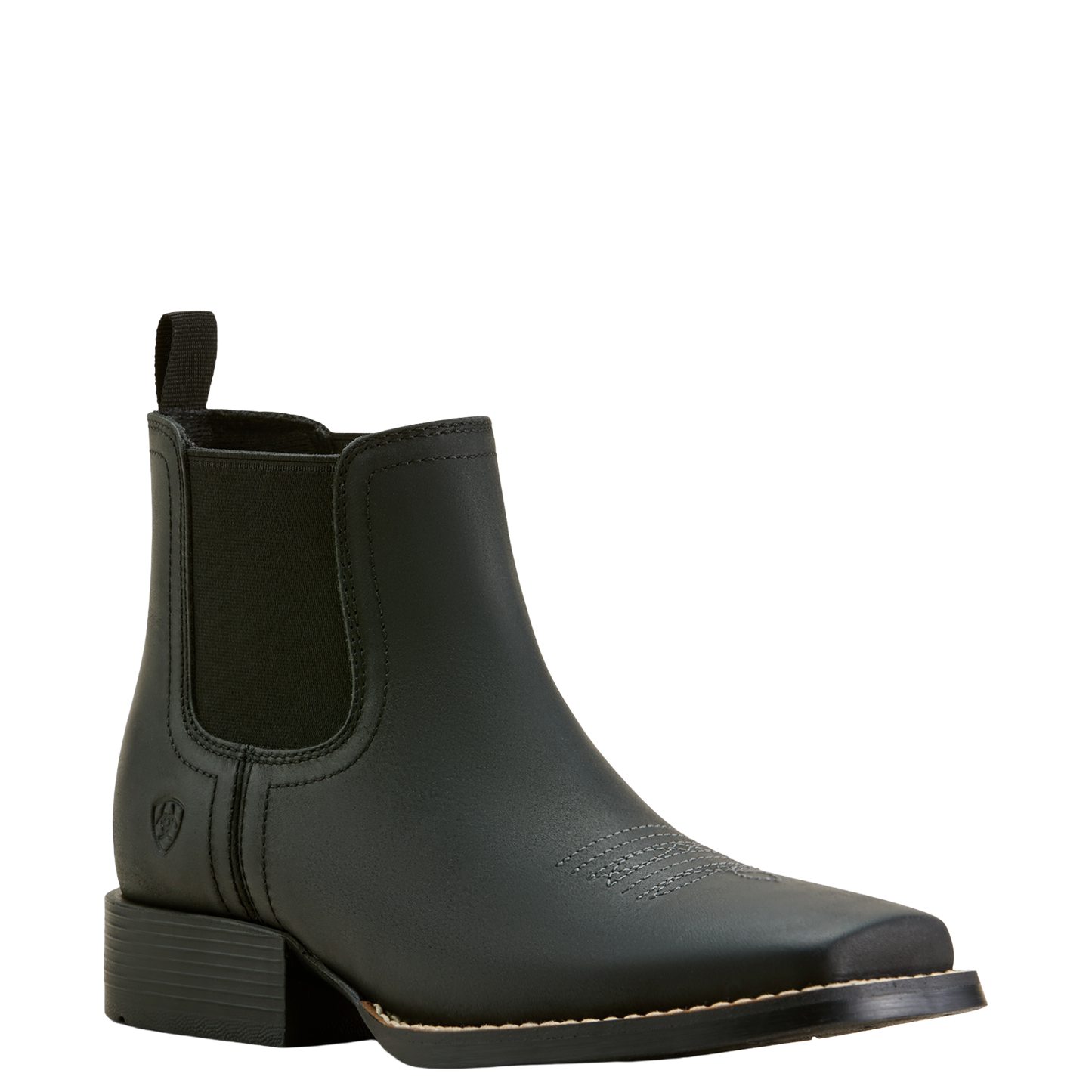 Ariat Youth Booker Tricorn Black Chelsea Western Boot 10063825