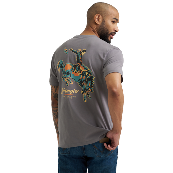 Wrangler Men's Quiet Shade Rodeo Graphic T-Shirt 112368627