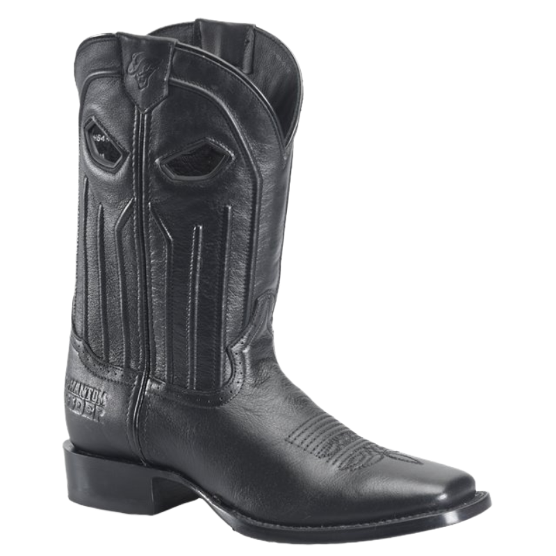 Phantom Rider by Double H Men's Arcana 11" Black Roper Boot PH5044