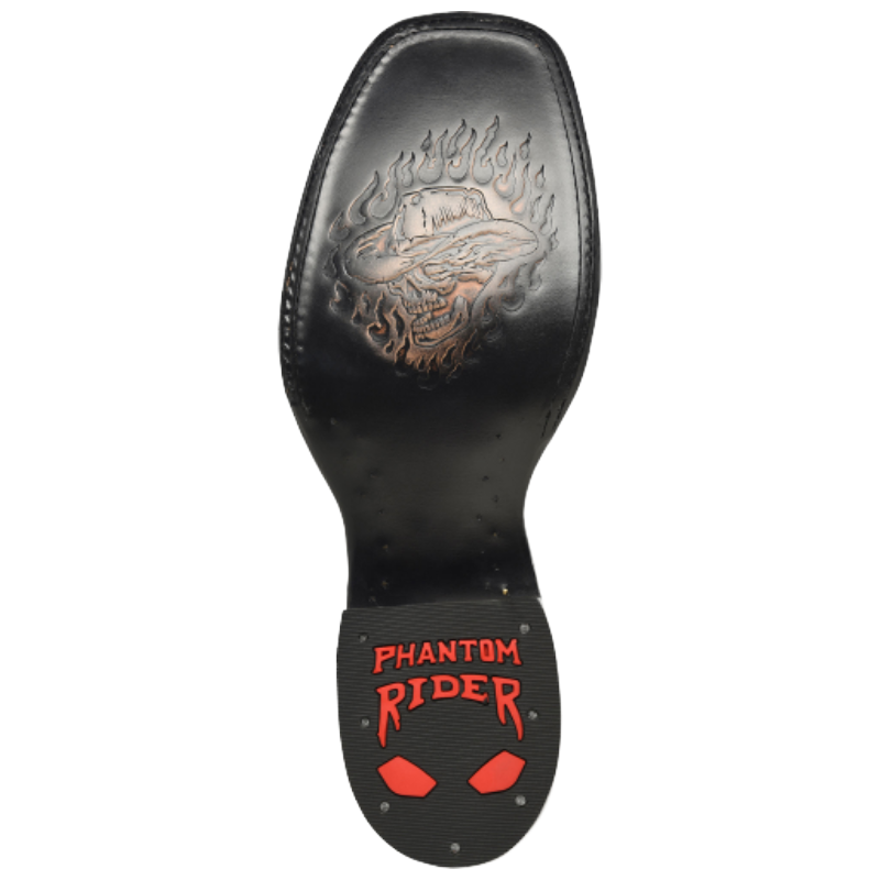 Phantom Rider by Double H Men's Arcana 11" Black Roper Boot PH5044