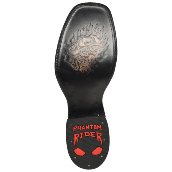 Phantom Rider by Double H Men's Arcana 11" Black Roper Boot PH5044