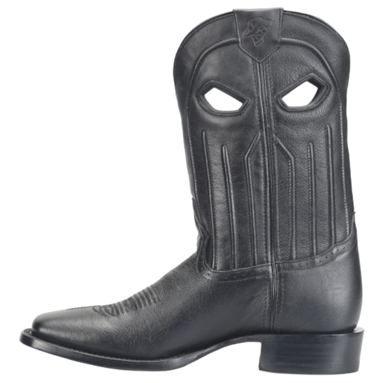 Phantom Rider by Double H Men's Arcana 11" Black Roper Boot PH5044