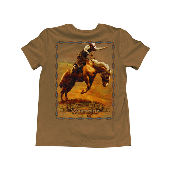 Wrangler Men's Rodeo Graphic Tobacco Brown T-Shirt 112368739