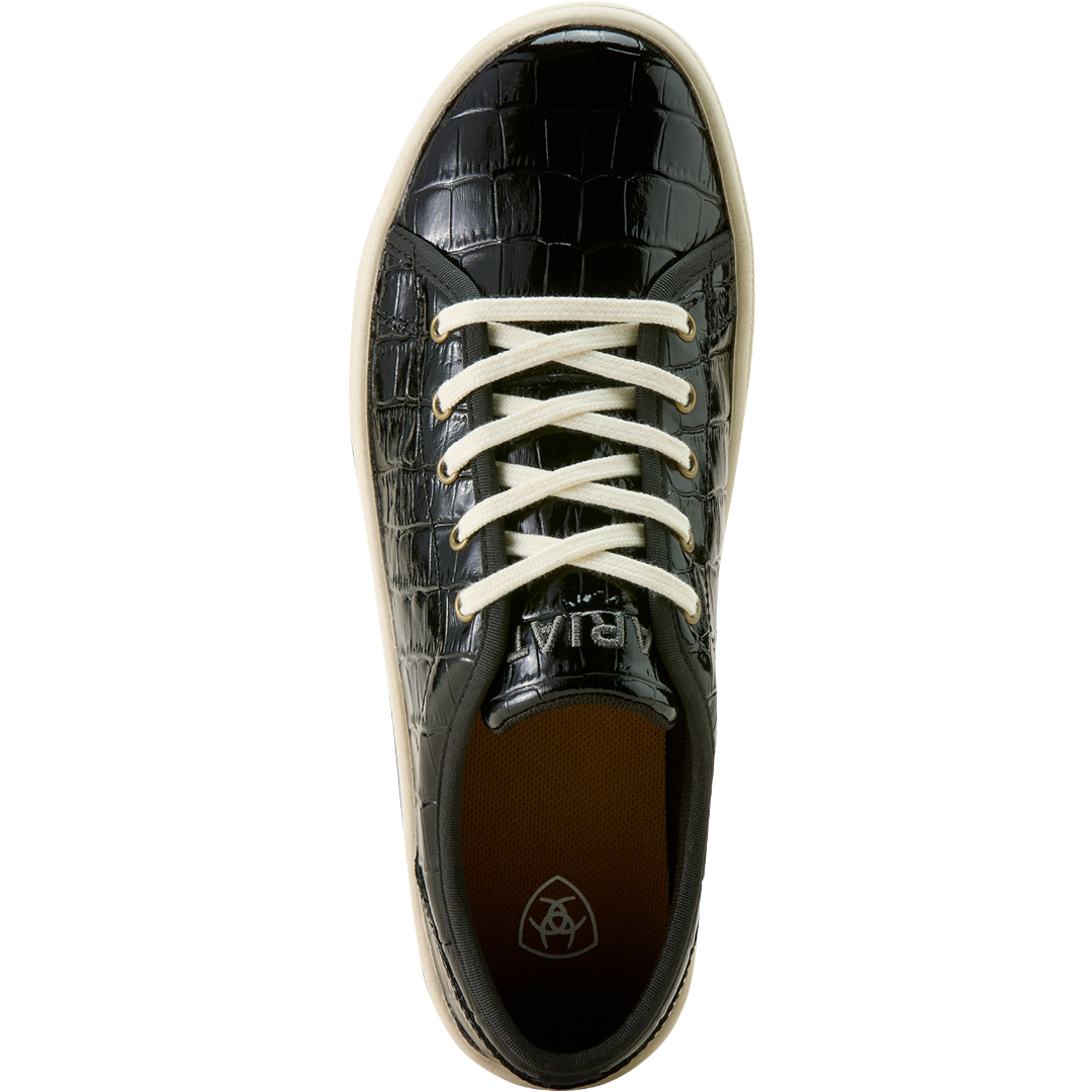 Ariat Ladies Skylar Caviar Croc Leather Platform Sneaker 10063889
