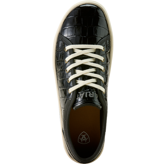 Ariat Ladies Skylar Caviar Croc Leather Platform Sneaker 10063889