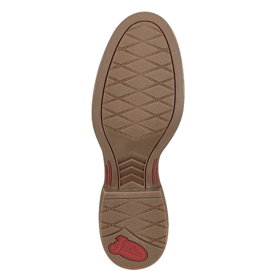 Justin Men's Rendon Steel Blue Water Buffalo Western Boots SE7533