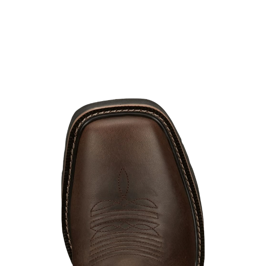 Justin Men's Driller Brown Waterproof Square Toe Work Boot SE4689