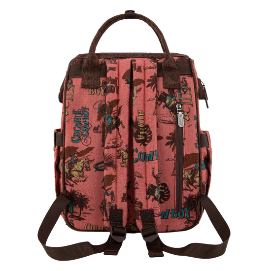 Wrangler Ladies Retro Cowboy Hot Pink Dual Sided Diaper Bag WG60-9110HPK