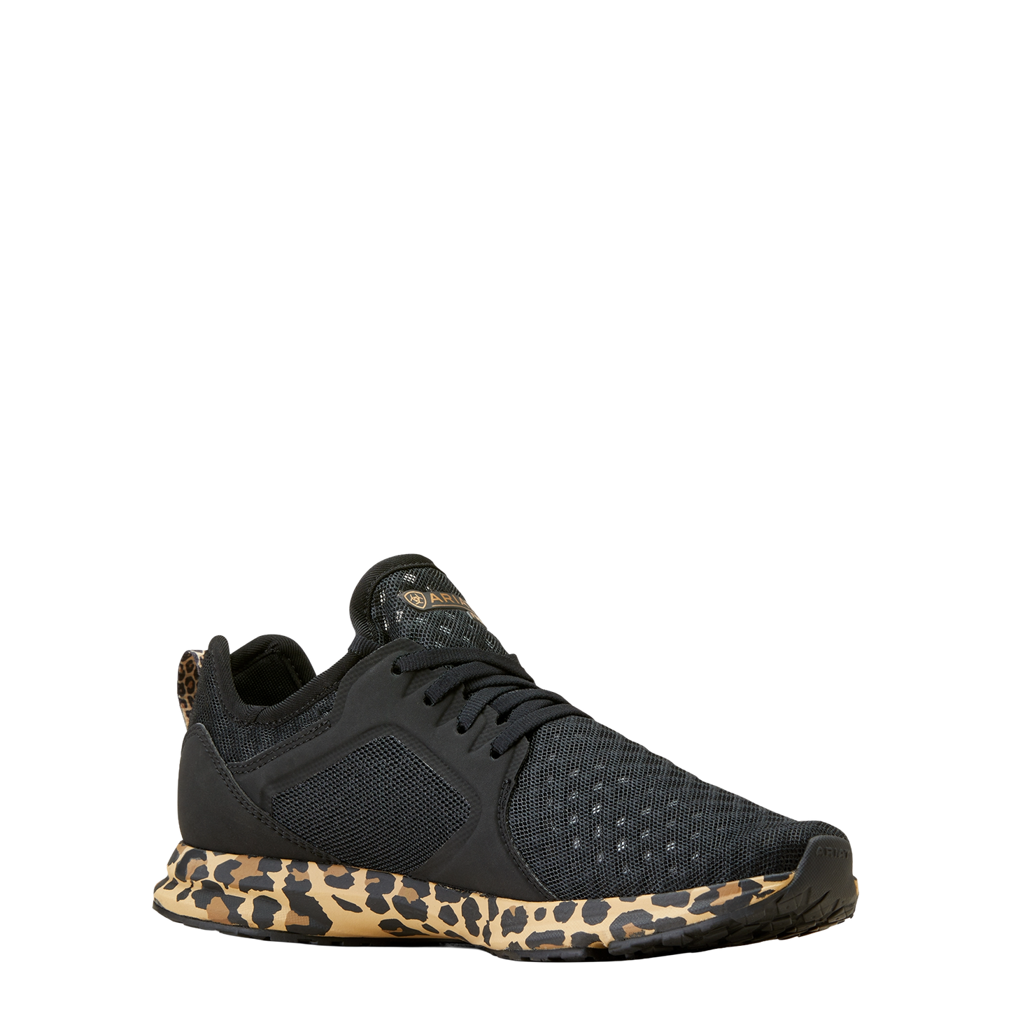 Ariat Ladies Fuse Black Leopard Print Shoe 10042462