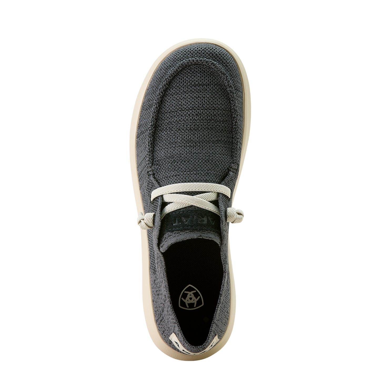 Ariat Ladies Heathered Smoke Grey Knitted Hilo Slip On Shoe 10063819