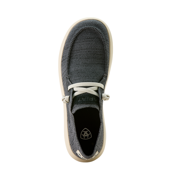 Ariat Ladies Heathered Smoke Grey Knitted Hilo Slip On Shoe 10063819