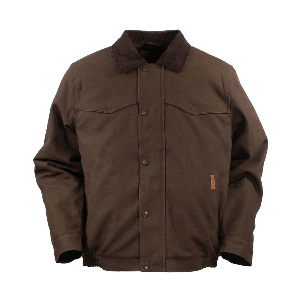 Outback Trading Company Men's Canvas Trailblazer Brown Jacket 29826-BRN