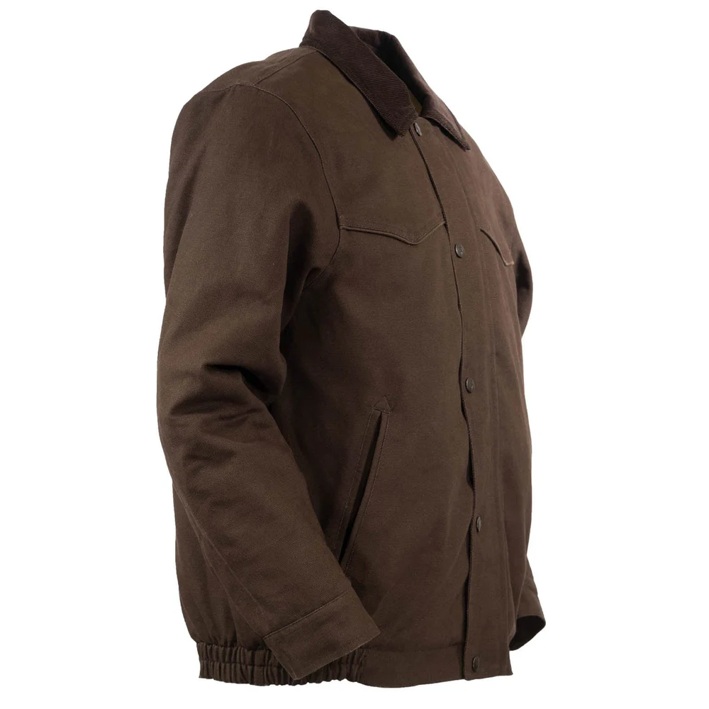Outback Trading Company Men's Canvas Trailblazer Brown Jacket 29826-BRN
