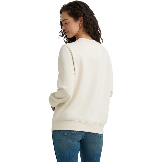 Wrangler Ladies Retro® Whisper White Crew Sweatshirt 112368905