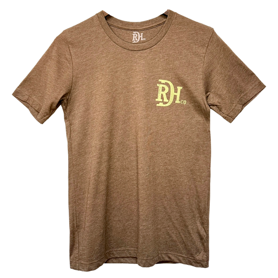 Red Dirt Men's Rutting Season Graphic Brown Heather T-Shirt RDHC-T-196