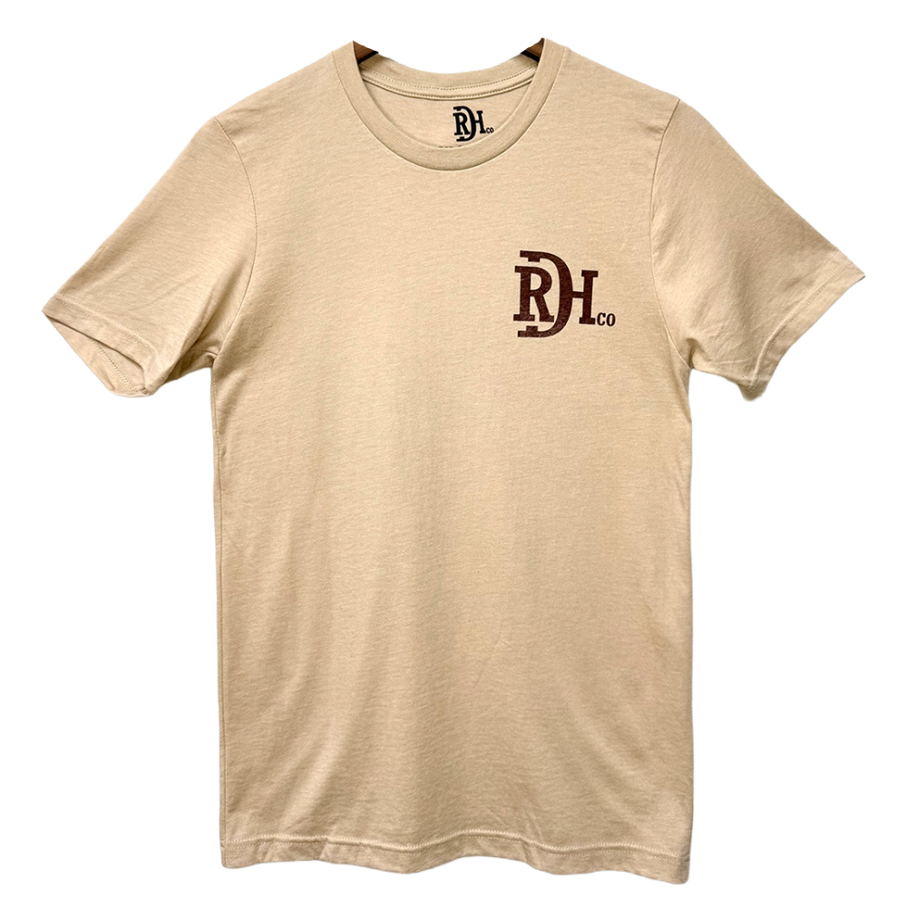 Red Dirt Men's Keep Roamin' Graphic Tan Heather T-Shirt RDHC-T-192