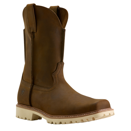 Ariat Men's Stoney Creek Distressed Dark Wheat Western Boot 10064009