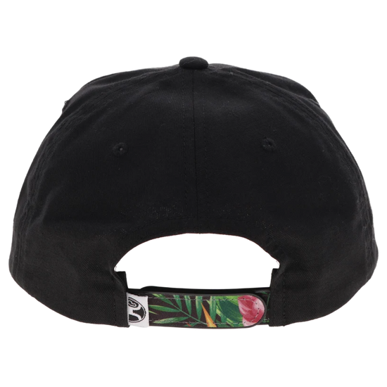 Hooey Bad Company Black Floral 5 Panel Trucker Hat BC003T-BKFL