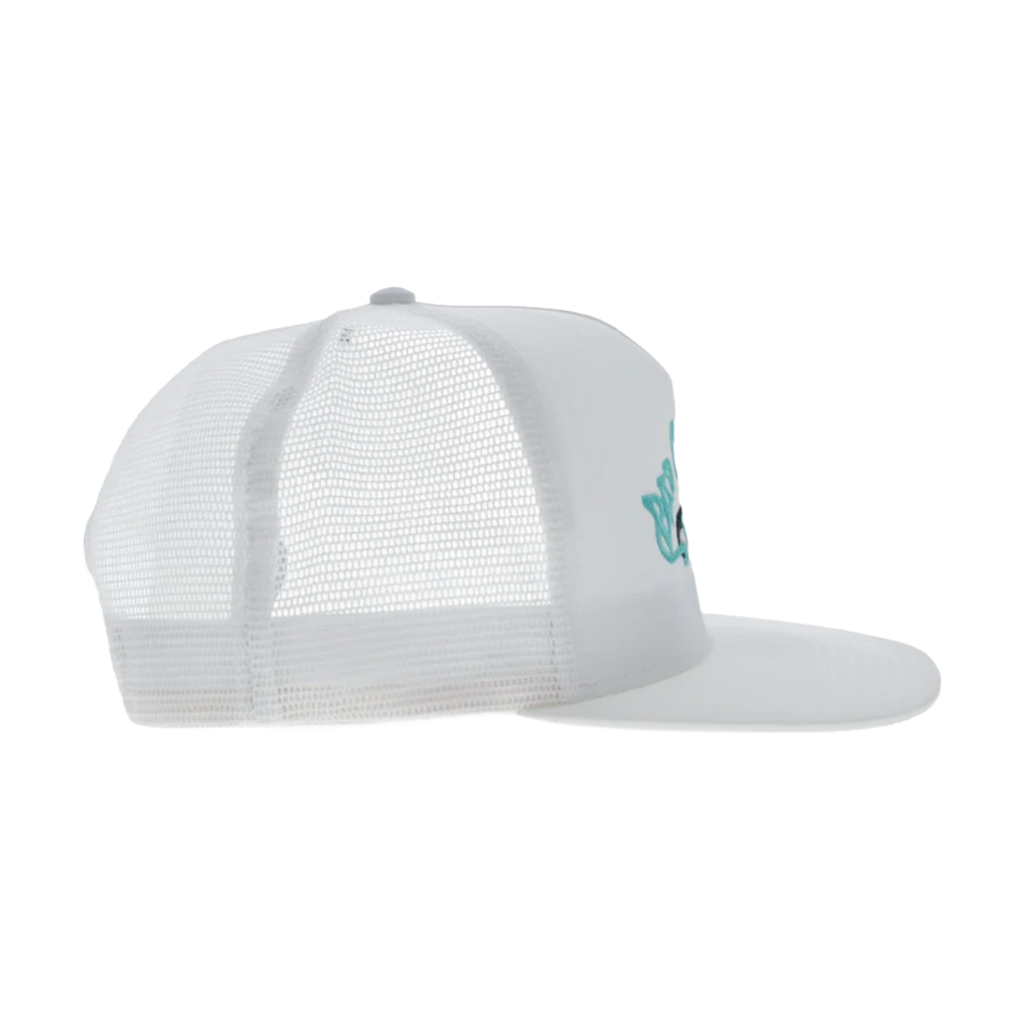 Hooey Bad Company White 6 panels Trucker Hat BC004T-WH