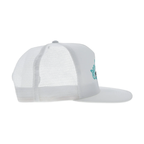 Hooey Bad Company White 6 panels Trucker Hat BC004T-WH