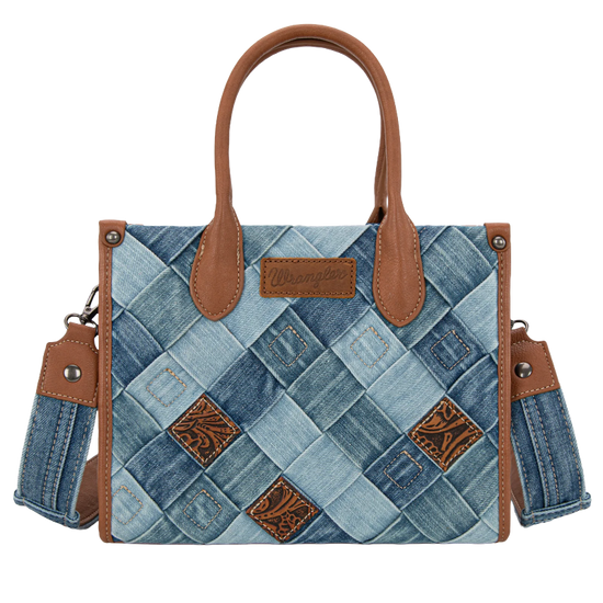 Wrangler Ladies Woven Denim Concealed Carry Jean Tote Bag WG210-8120SJN
