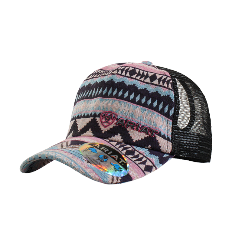 Ariat Ladies Tribal Print Pony Trucker Hat A300030030