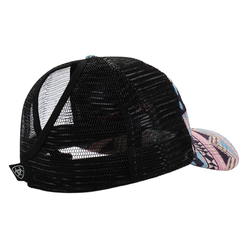 Ariat Ladies Tribal Print Pony Trucker Hat A300030030