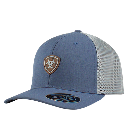 Ariat Blue Small Shield Logo Patch Trucker Hat A300055013