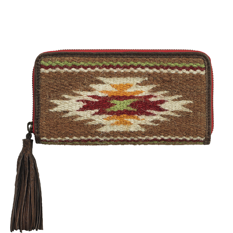 Ariat Sheridan Brown Woven Rug Wallet A770008802