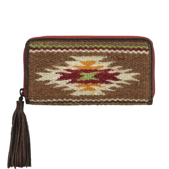 Ariat Sheridan Brown Woven Rug Wallet A770008802