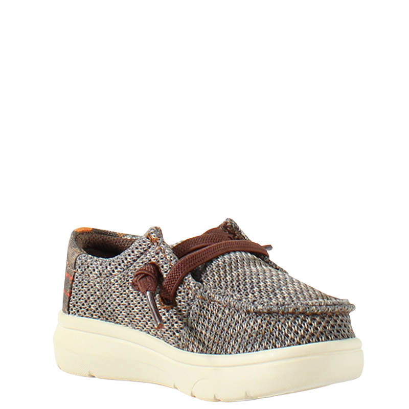 Ariat Lil' Stompers Toddler Dark Brown Aztec Slip On Hilo A443002134