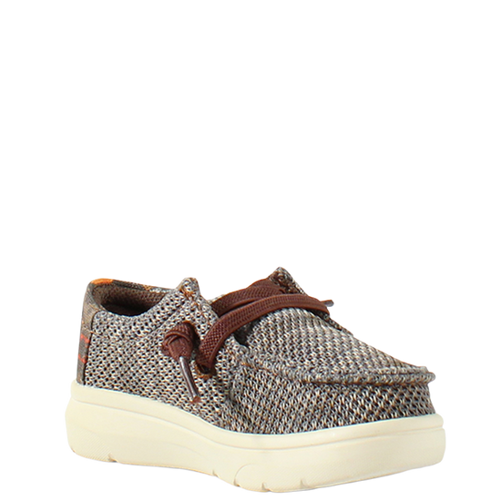 Ariat Lil' Stompers Toddler Dark Brown Aztec Slip On Hilo A443002134