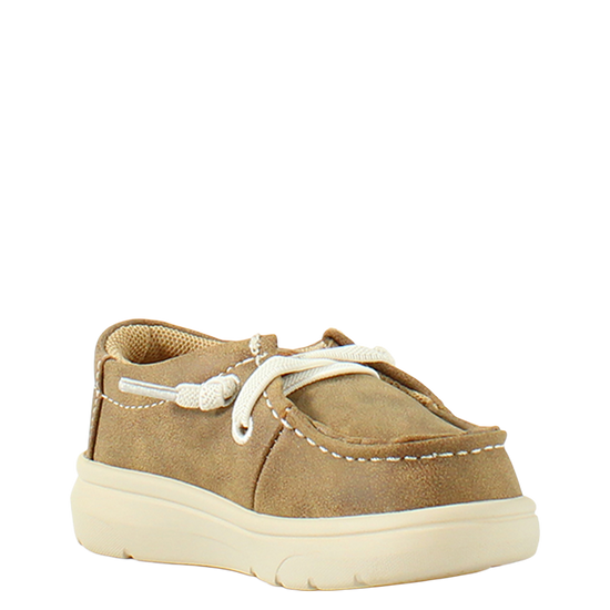 Ariat Lil' Stompers Toddler Boy's Brown Bomber Slip On Hilo A443001802