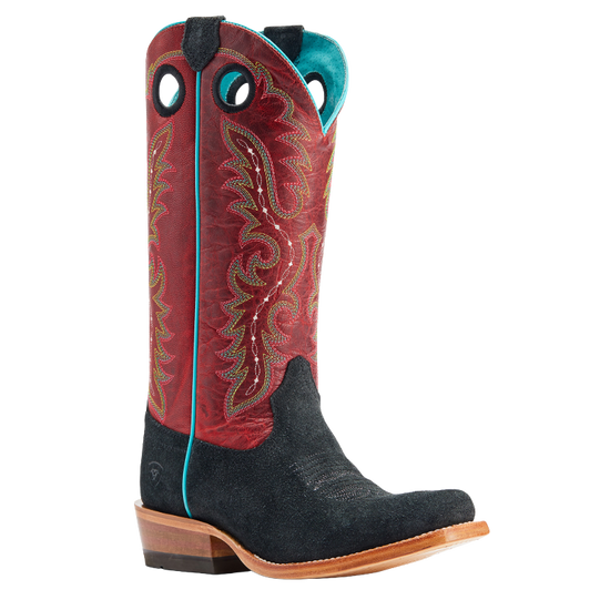 Ariat Ladies Futurity Boon Black Roughout Western Boot 10044402