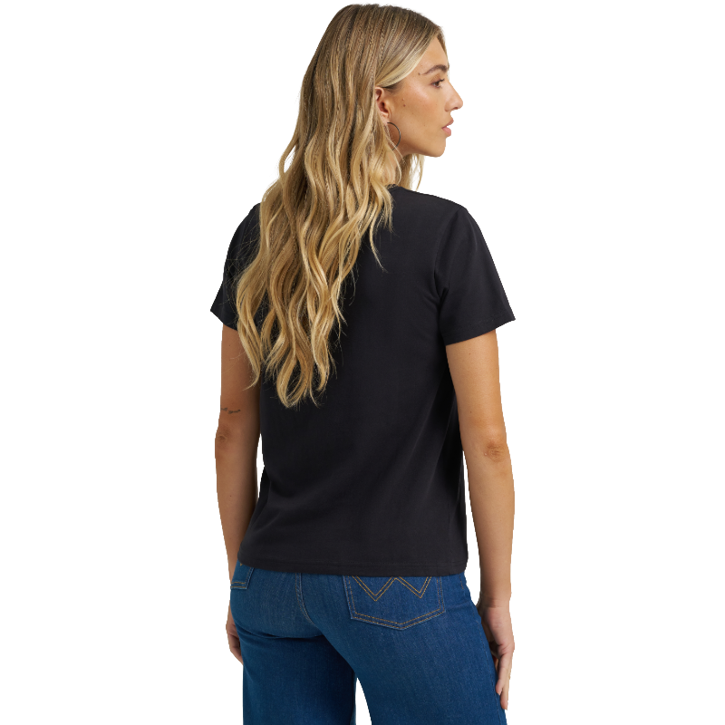 Wrangler X Lainey Wilson Ladies To The Moon Black T-Shirt 112373699