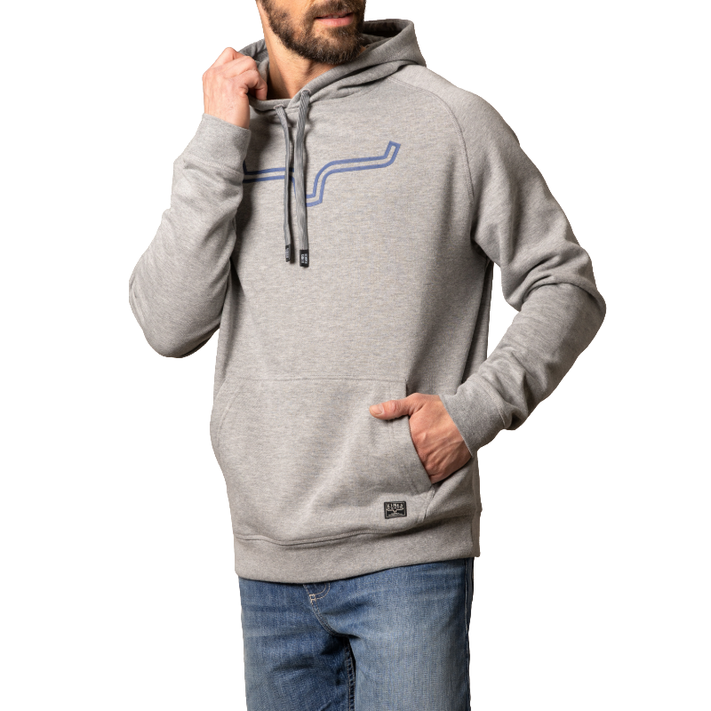 Kimes Ranch Men's Outlier Grey Pullover Hoodie MHO0000011-GY005