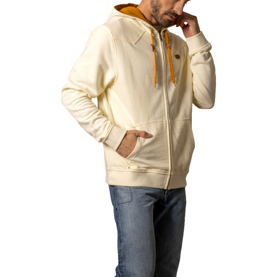 Kimes Ranch Men's Overo Natural Zip Hooded Jacket MHO0000043-BE006