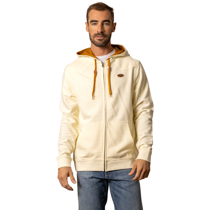 Kimes Ranch Men's Overo Natural Zip Hooded Jacket MHO0000043-BE006