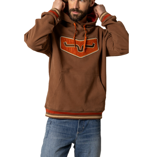 Kimes Ranch Men's Cannons Brown Graphic Pullover Hoodie MHO0000045-BN001