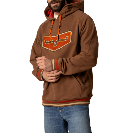 Kimes Ranch Men's Cannons Brown Graphic Pullover Hoodie MHO0000045-BN001