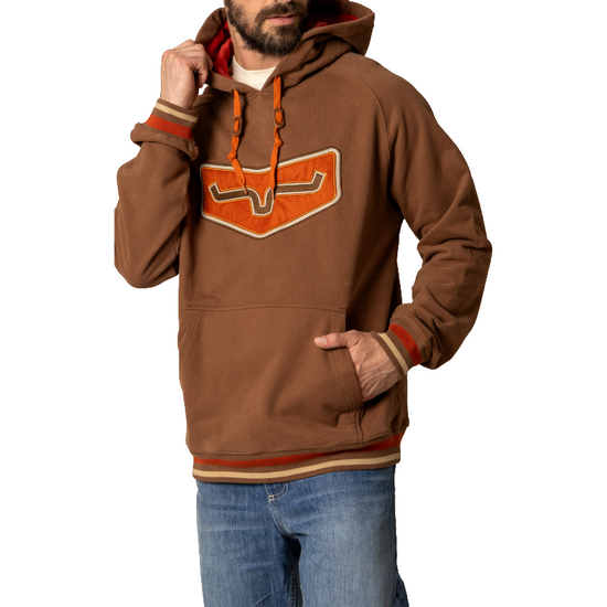 Kimes Ranch Men's Cannons Brown Graphic Pullover Hoodie MHO0000045-BN001